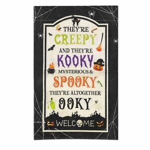 Halloween Addams Family Garden Flag Creepy Kooky Spooky‎ Ooky Outdoor Yard Decor